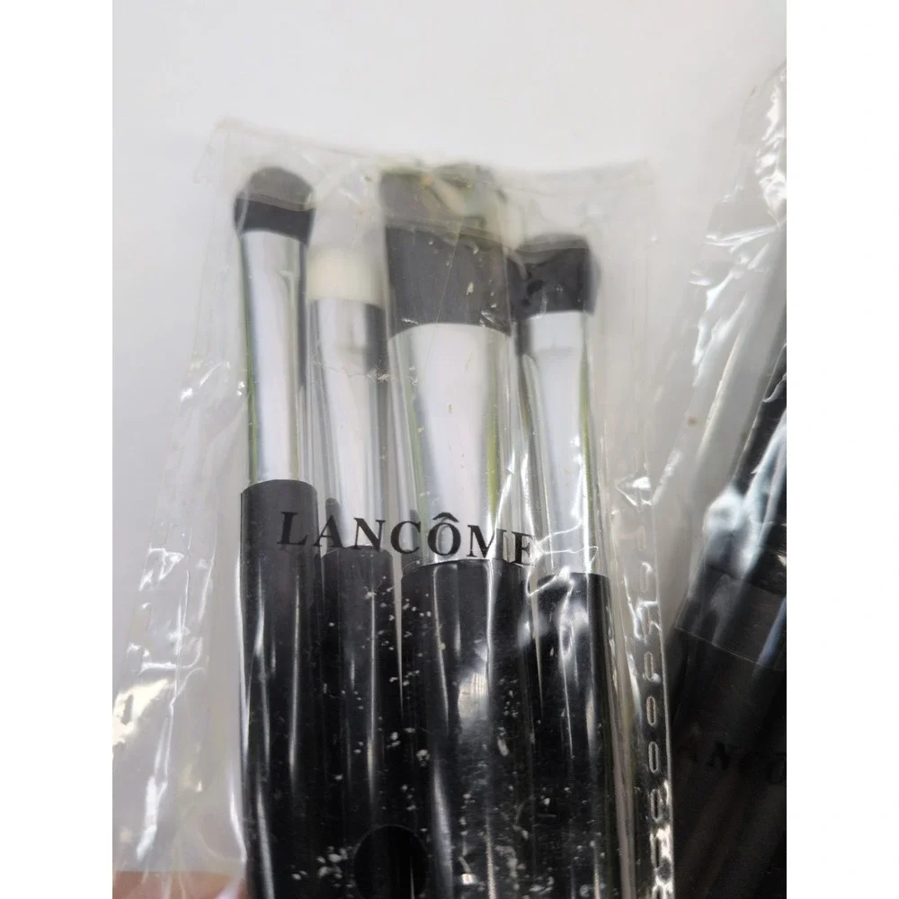 NEW LOT 7!💋Lancome Mixed Makeup Brushes Brush Black Handle Full & Travel Size